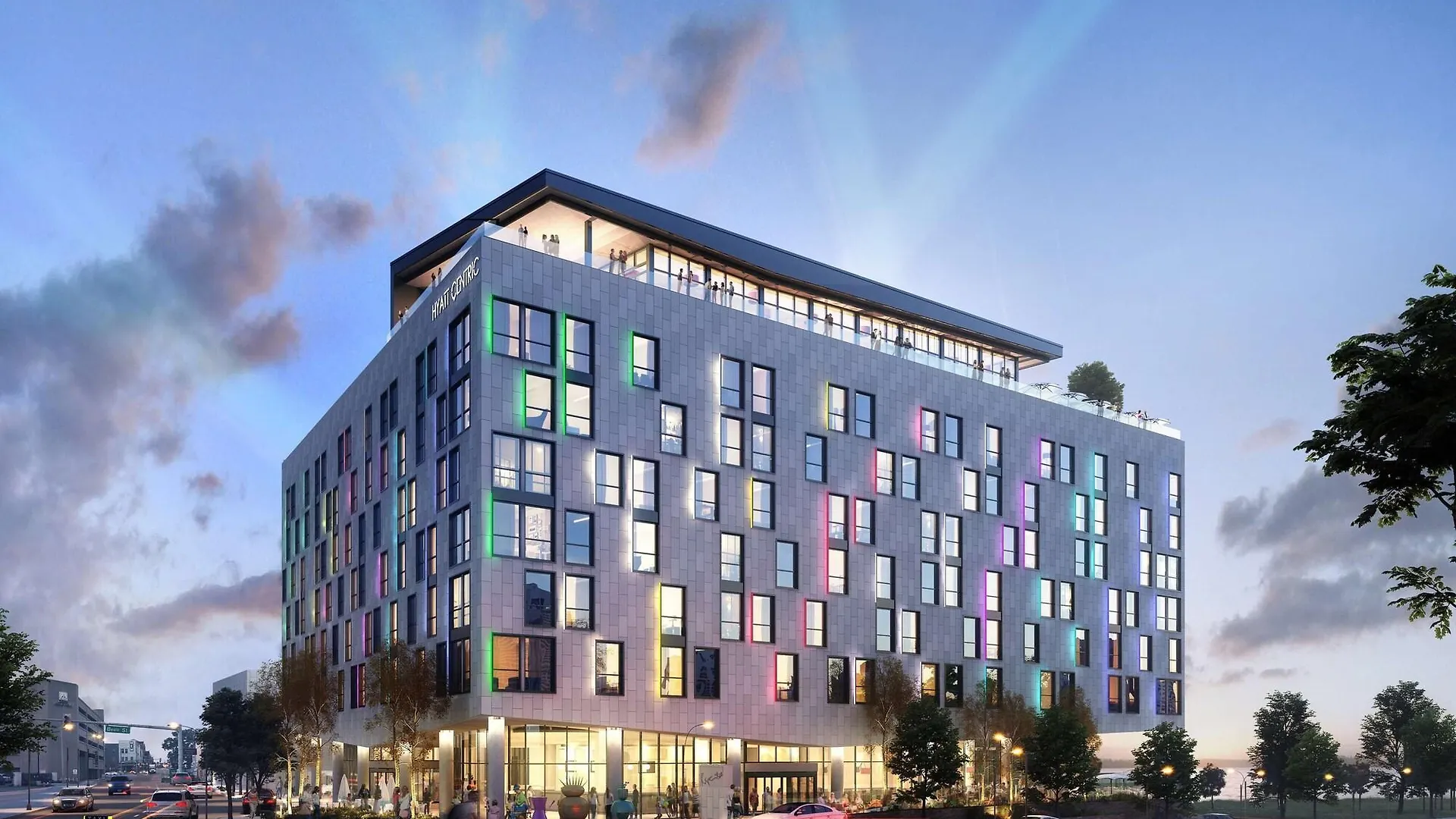 Отель Hyatt Centric Beale Street Мемфис 4*,